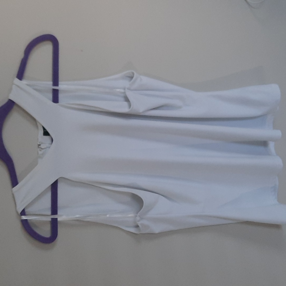 White Lauren professional top.